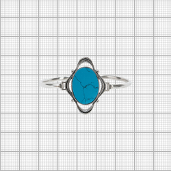 "Калуга" браслет в серебряном покрытии из коллекции "Города России" с замком зажимом