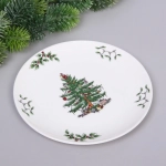 Тарелка керамическая «Ёлочка» 20*2см
