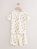 Пижама для мальчика Next AJ4-845, Синий, Молочный, Голубой