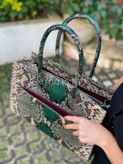 Женская сумка из змеиной кожи BG-490
