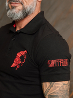 Поло Варгградъ мужское чёрное "Царь Иван"