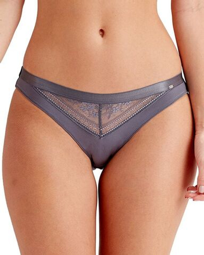 Трусики-слипы Botanical Lace (Размер: L) (Цвет: серый)