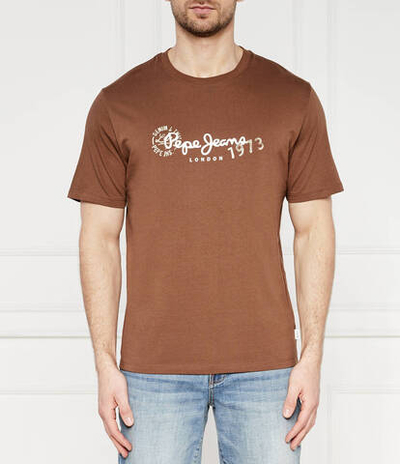 Футболка Pepe Jeans London - коричневый(PM509373)