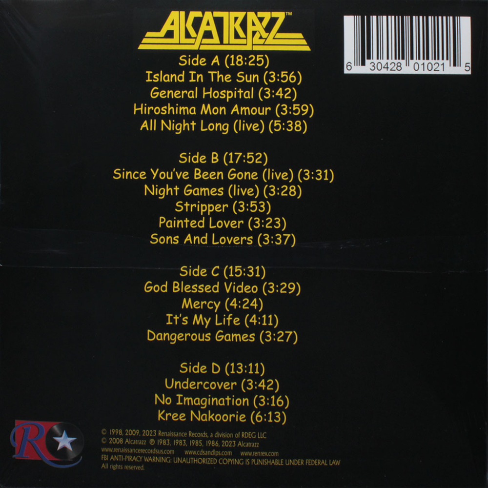 Alcatrazz / Very best of Alcatrazz (Coloured Vinyl)(2LP)