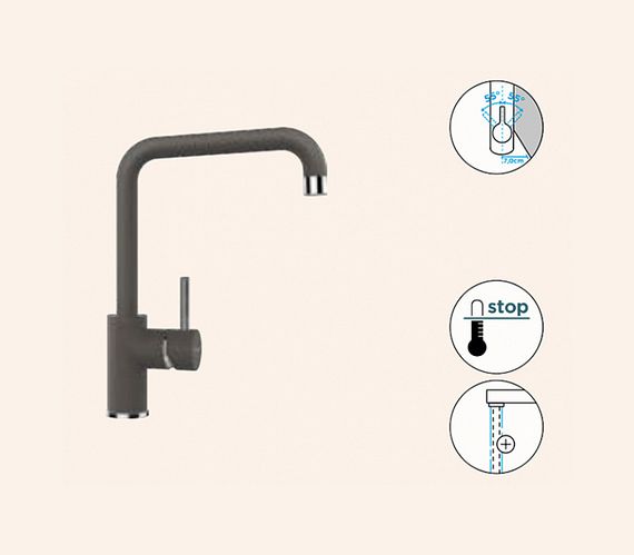 Смеситель Schock Fonos, Cristalite лунный камень