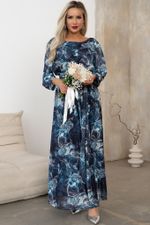 Платье Рафаэлла (синий) Р11-1233/4 Nikol