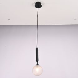 Подвесной светильник RAFFIN Black/Transparent