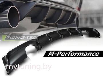 Диффузор заднего бампера под двойной выхлоп для BMW F30