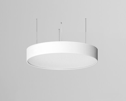 Подвесной светодиодный светильник, 192W, 29472Lm, 3000К, D1200мм, белый