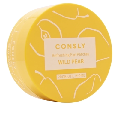 Патчи для сияния кожи вокруг глаз с пробиотиками и экстрактом дикой груши Probiotic Biome Refreshing Wild Pear Hydrogel Eye Patches (60шт)