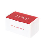 Лэшбокс Barbara красный Love (5 планшетов)