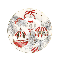 VALERIE CONCEPT Тарелка десертная "Ёлочные шары"