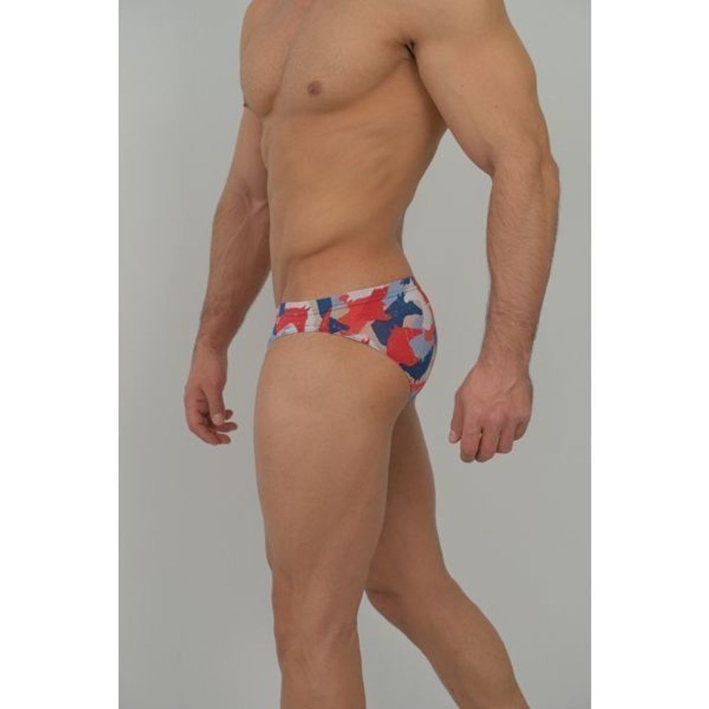 Мужские слипы с разноцветным принтом Boefje VB-43664