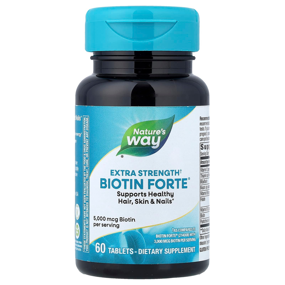 Nature's Way, Biotin Forte®, 60 таблеток
