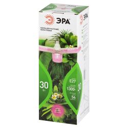 Фитолампа для растений светодиодная ЭРА GREEN LINE ФИТО-30W-PL-E27-GR 3-х лепестковая красно-синего спектра 30 Вт Е27