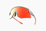 Спортивные очки Demetz Suit / Grey Light Mat/ Orange Mat Grey With Orange Mirror Cat.3