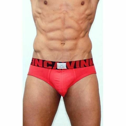 Мужские трусы брифы красные хлопок Calvin Klein X Word Trunk Red CK00392