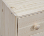 Комод деревянный Раст 2 ящика, 62х30х50 см, с органайзерами для хранения, из массива сосны