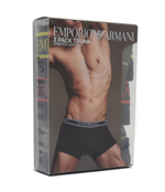 Трусики-боксеры 3шт. Emporio Armani - черный(111357 4F717)