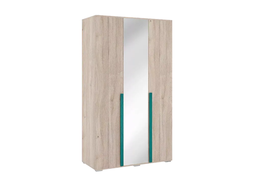 Шкаф трехдверный с зеркалом"Лайк"