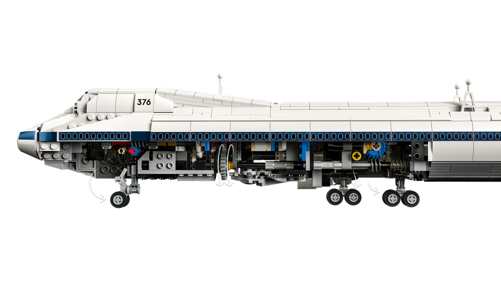 Конструктор Лего айконс Шаттл-авианосец 10360 | LEGO Icons Shuttle Carrier Aircraft | масштабная модель 2417 деталей 18+
