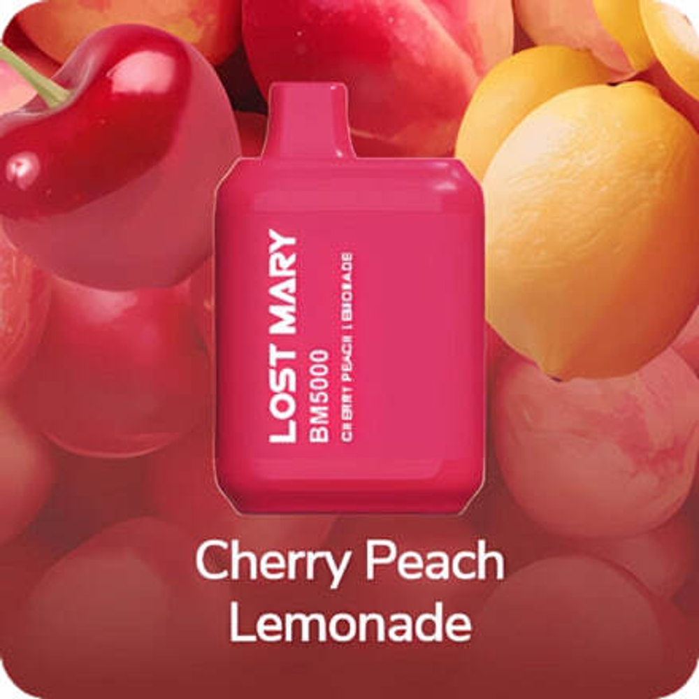 Lost mary BM5000 - Cherry Peach Lemonade (5% nic)