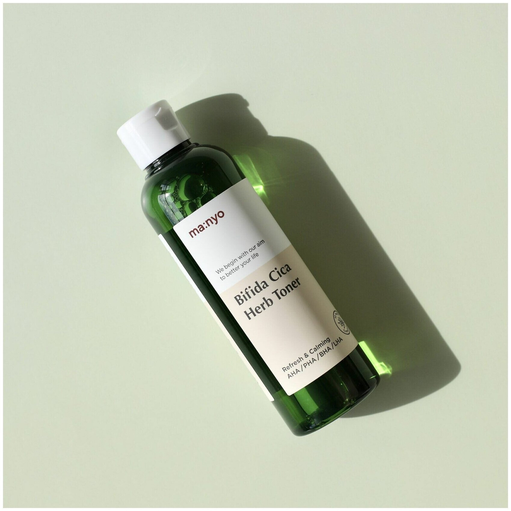 Manyo Тонер успокаивающий для чувствительной кожи - Bifida cica herb toner, 210мл