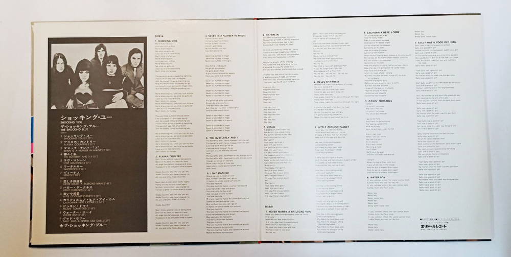 Винтажная виниловая пластинка LP Shocking Blue Shocking You (Japan 1971)