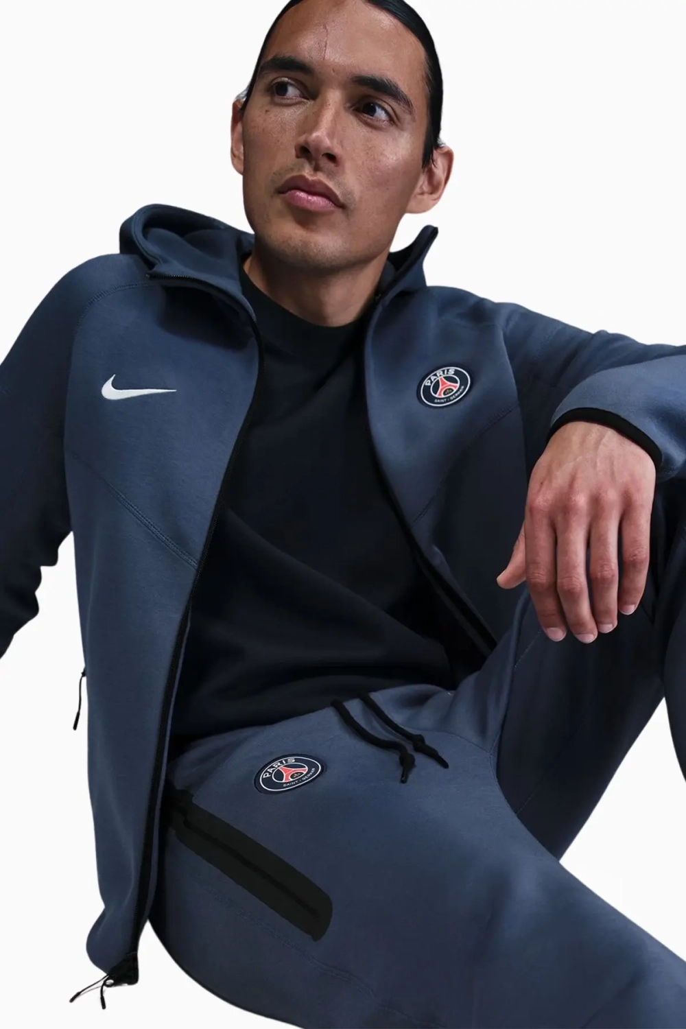 Штаны Nike PSG 25/26 Tech Fleece - темно-синий