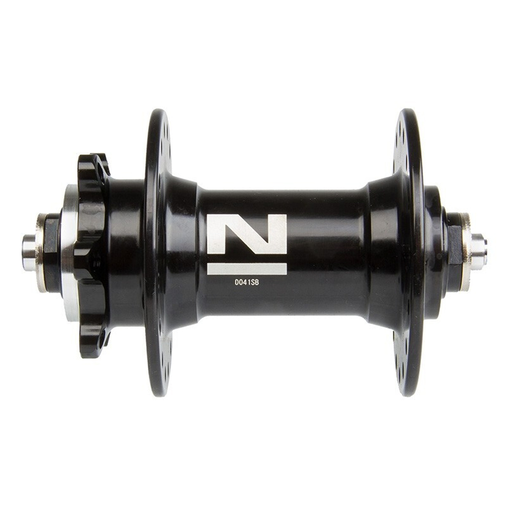 Втулка передняя, NOVATEC, D041SB-15, Промышленный, 15 мм (ось)x100 мм, 32 отв, диск. (6 винтов), алю