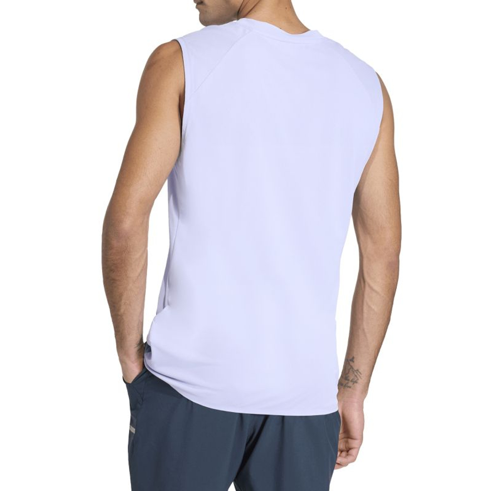 Мужская теннисная футболка Adidas Sleeveless - violet tone