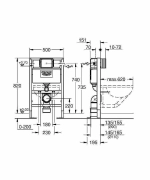 Система инсталляции Grohe Rapid SL 38587000