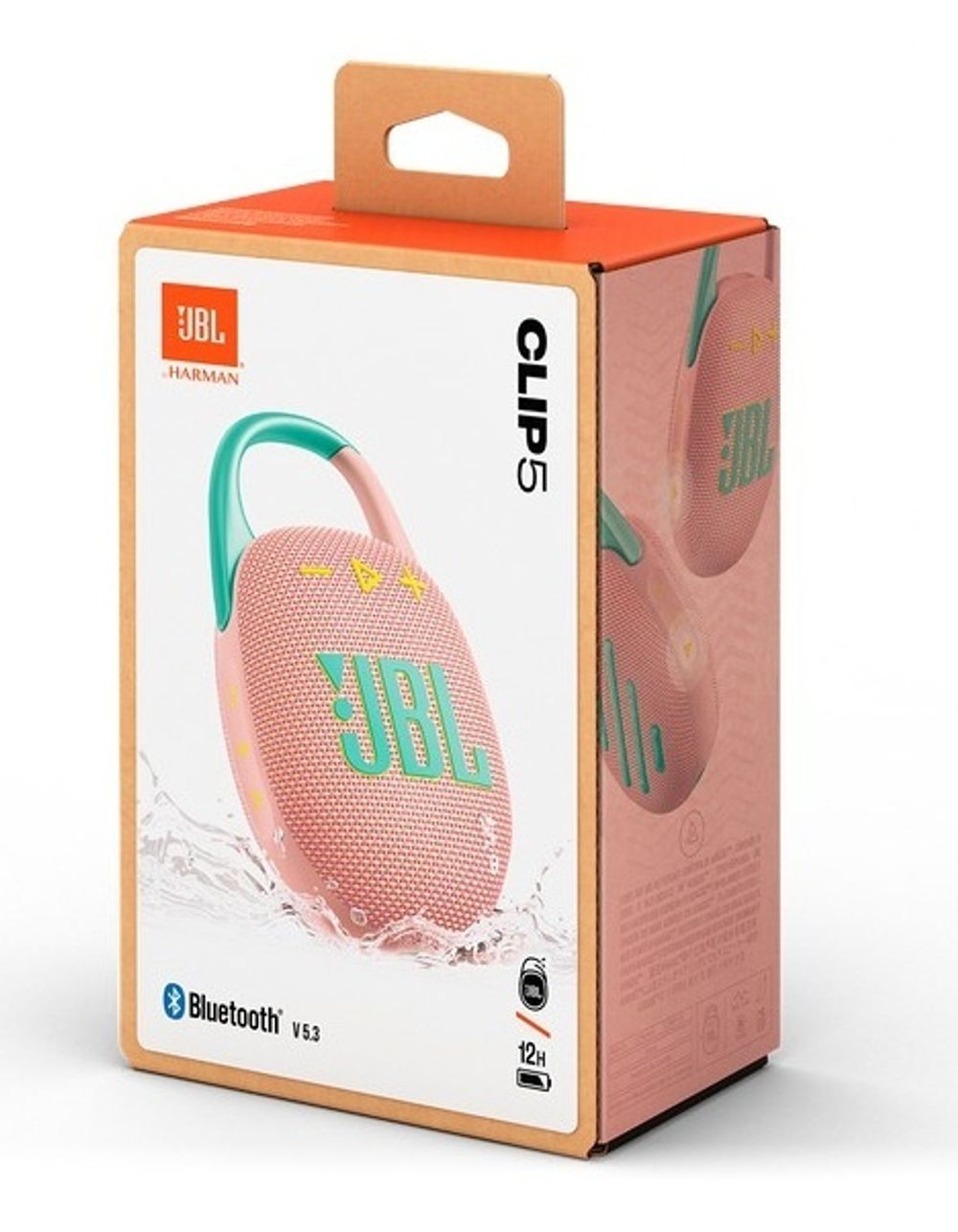 Портативная колонка JBL Clip 5 Pink - 6