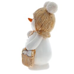 GAEM Фигурка декоративная "Снеговик", L11,5 W8,5 H19 см