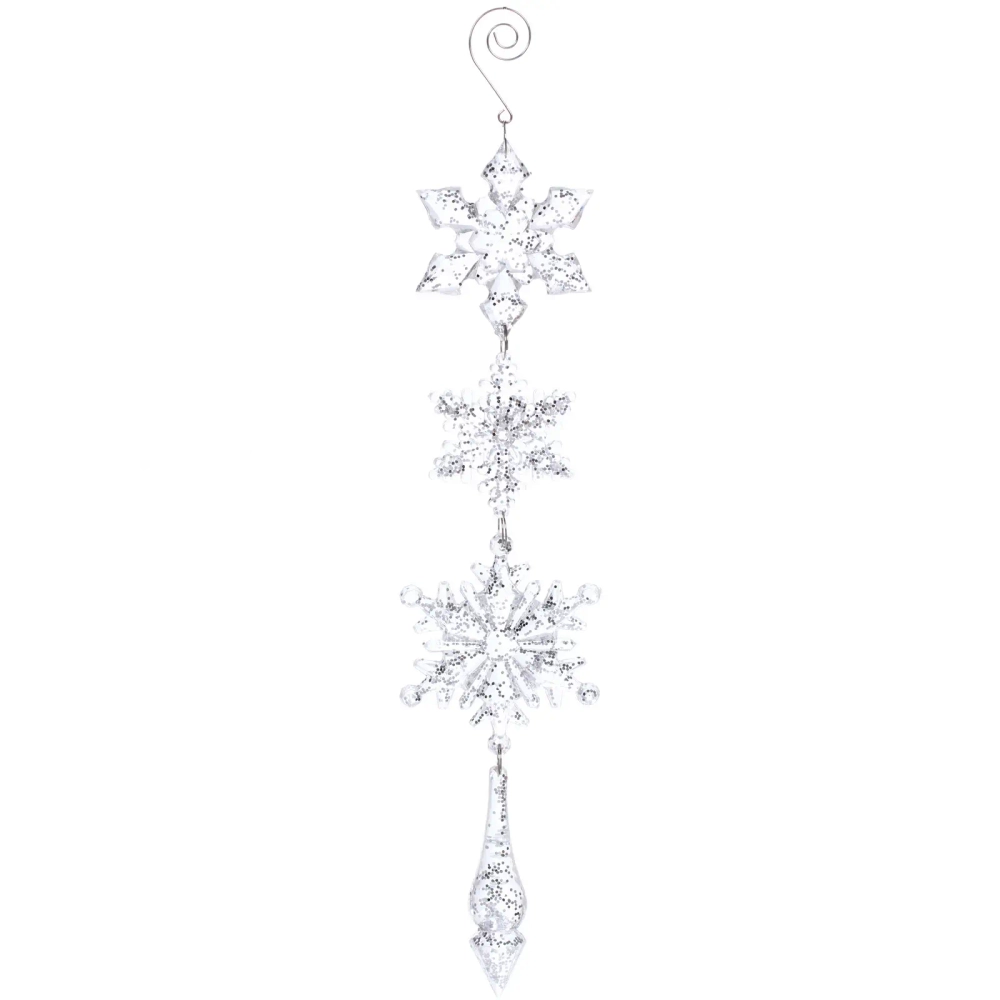 Подвеска «Волшебная снежинки» 32 см, Золотой
