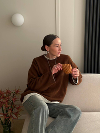 Серьги Круассан