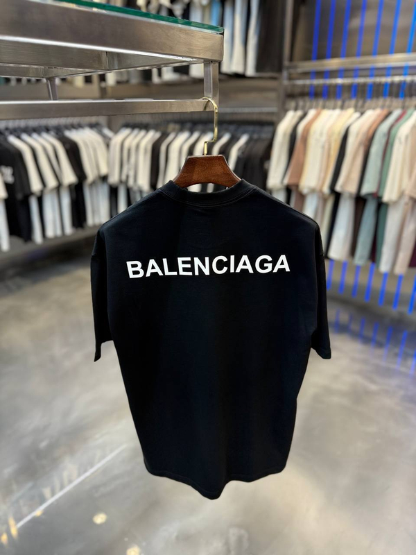 Футболка Balenciaga Cotton logo black