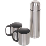 Набор походный 3предмета в сумке (Термос 500мл+2термокружки 200мл)металлик