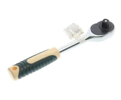 Трещотка RF-80242W реверсивная с резиновой ручкой 1/2"(L-255мм, 45зуб.) ROCKFORCE