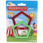 Конструктор «Magic Ginni» магнитный, 15*10.5см, 2 детали