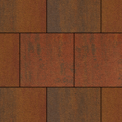 Тротуарная плитка КВАДРАТ 400х400 мм - Листопад гранит Арабская ночь