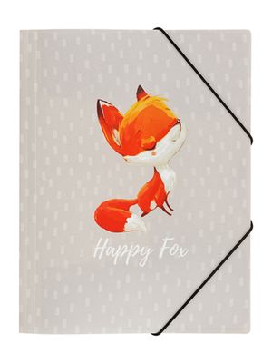 Папка на резинке А4 "Happy fox"