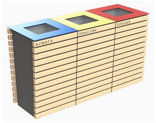 Урна для раздельного сбора мусора Алвариум
