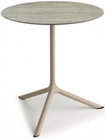 Стол ламинированный обеденный Scab Design Tripe Maxi, тортора, состаренный серый дуб