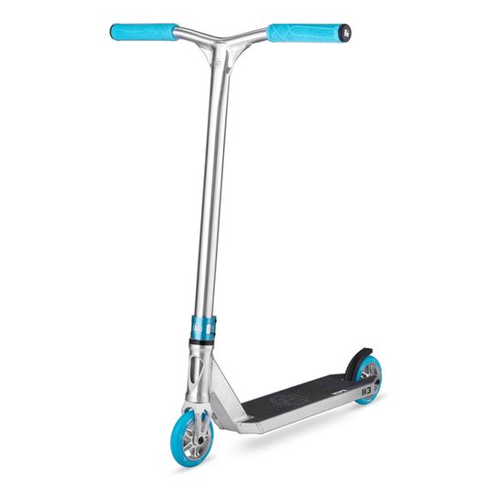 Самокат HIPExtreme H3, серебро/голубой