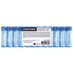 Батарейки алкалиновые "пальчиковые" комплект 12 шт. CROMEX Alkaline AA (LR6 15A) спайка (5 штук в упаковке)