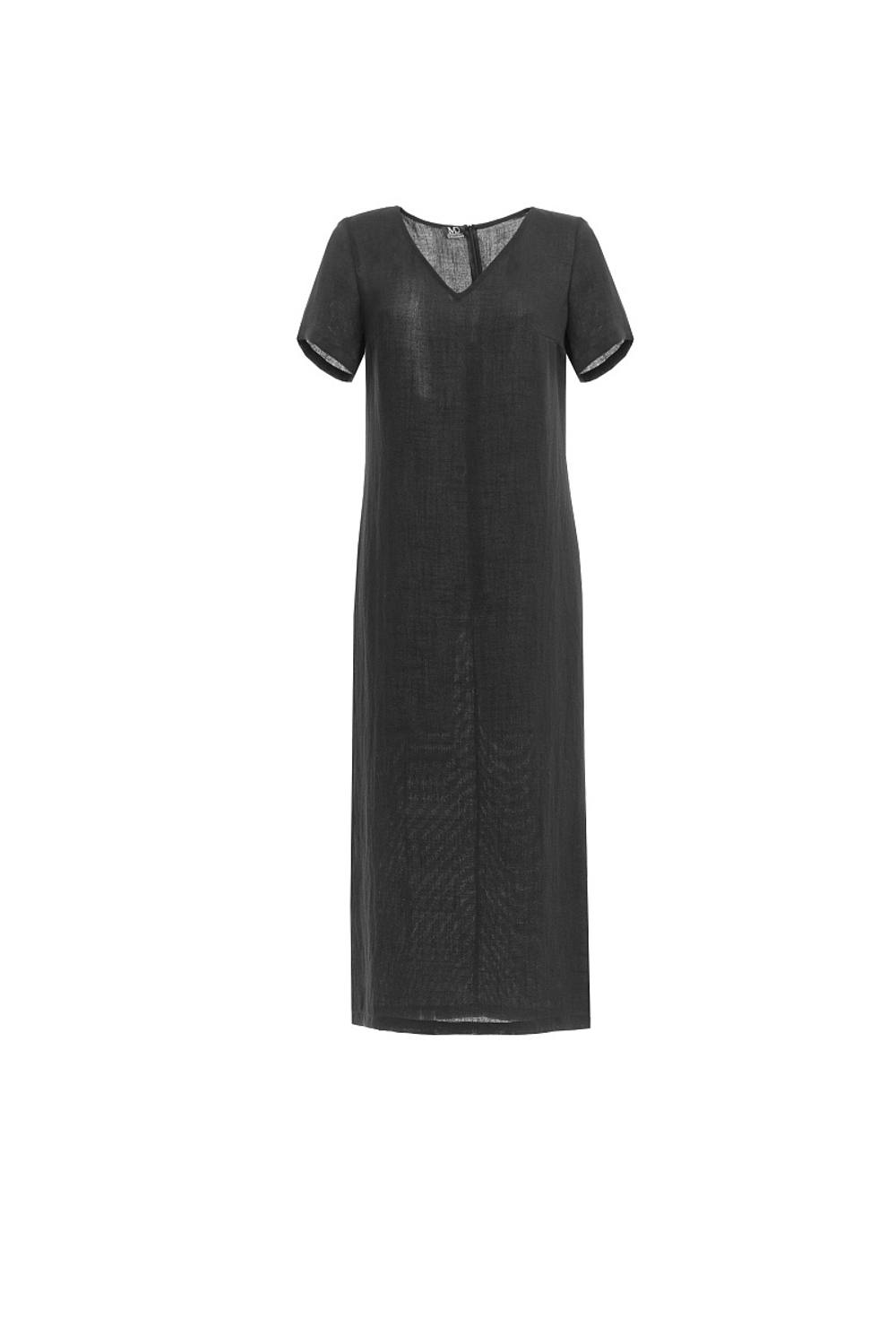 Удлиненная платье-туника чёрная 04-03-25 SS