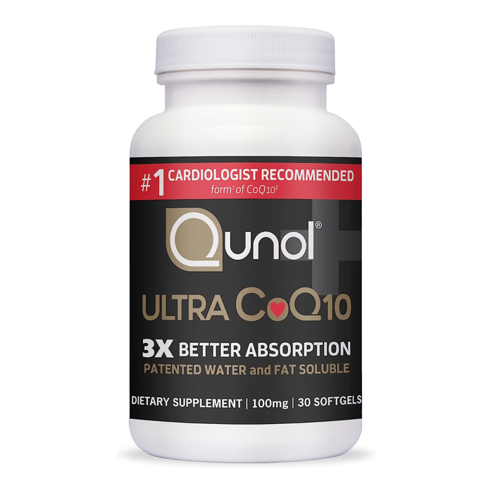 Ультра Q10 100 мг, Ultra CoQ10 100 mg, Qunol, 30 капсул