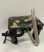 Армия 04-2 (Тёмный Камуфляж) / Переносной (4 выхода) автономный отопитель, 8 кВт, Air ТАО, (12 24 220 В (три режима)), пульт ДУ, бак 7л. (Гарантия 3 месяца)