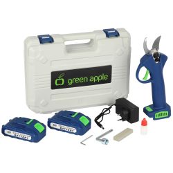 Секатор GREEN APPLE GA-ES25 электрический в наборе с АКБ и зарядным устройством | GREEN APPLE